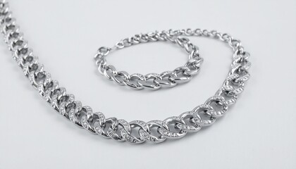 luxury diamond encrusted cuban chains in white gold