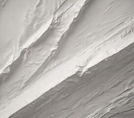 Obraz premium Deep creases, heavily wrinkled white poster paper, aged texture , vintage, aged paper, worn paper