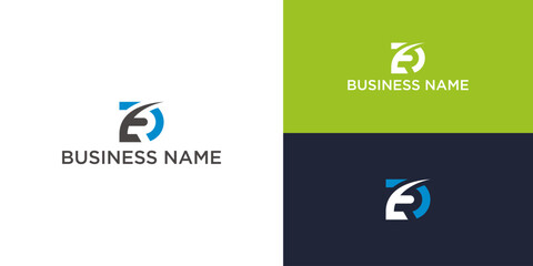 Abstract RD Initial Logo Design, Modern Business Symbol for Company Identity, Web Icon and Business Card Branding