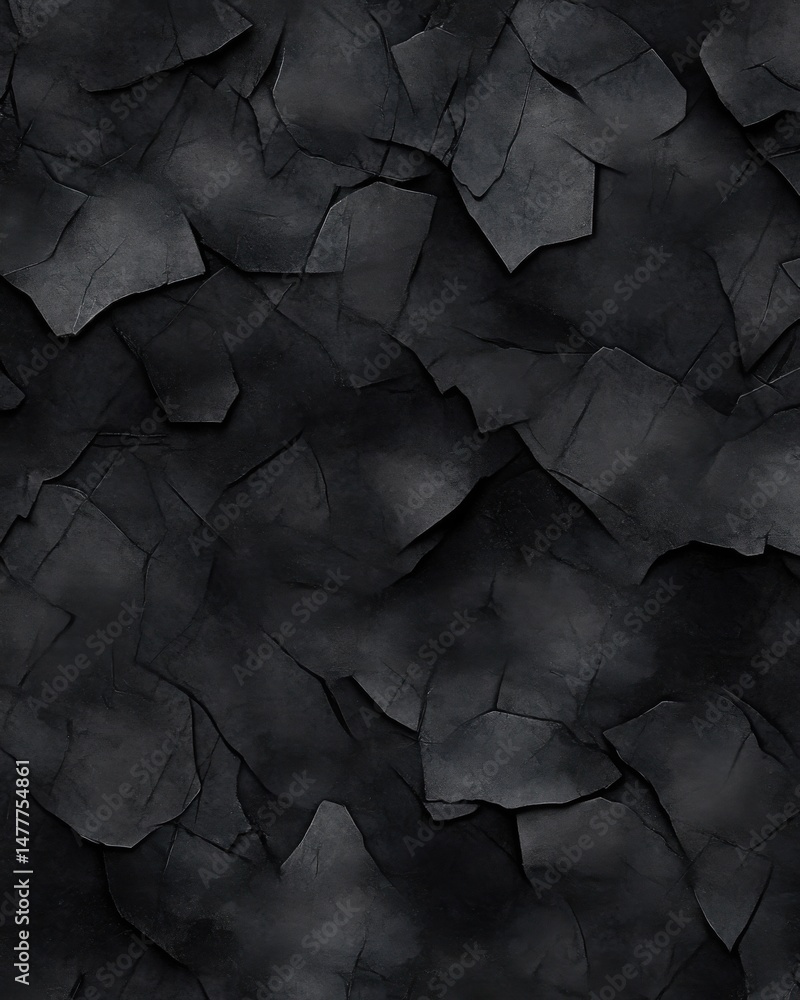 Poster dark abstract stone texture close up full frame seamless pattern for backgrounds and designs