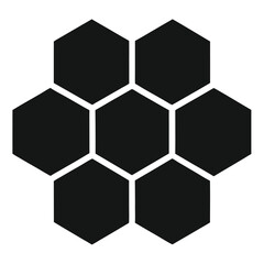 Abstract geometric hexagon pattern vector with 3D honeycomb shape illustration for technology business wallpaper design seamless texture background