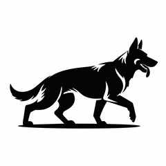 Happy brown dog in green field

