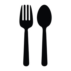 dining set vector silhouette icon - perfect for furniture icons, decals, or eps crafts.