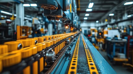 Industrial Busbar Installation with Insulation and Clamps