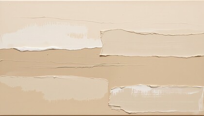 a minimalist masterpiece crafted with textured hand painted acrylic strokes in the soothing hue of beige. this contemporary canvas art evokes a sense of calm and tranquility.