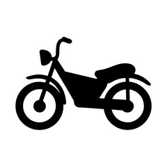 Fototapeta premium electric bikevector silhouette icon - perfect for electronics-themed crafts, decals, or SVG projects.