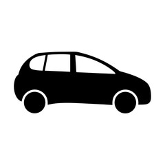 electric carvector silhouette icon - perfect for electronics-themed crafts, decals, or SVG projects.