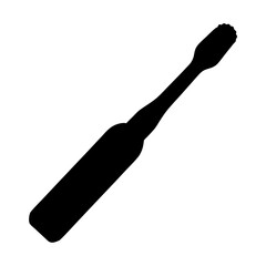electric toothbrushvector silhouette icon - perfect for electronics-themed crafts, decals, or SVG projects.