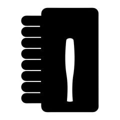 electric toothbrushvector silhouette icon - perfect for electronics-themed crafts, decals, or SVG projects.