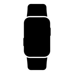 fitness trackervector silhouette icon - perfect for electronics-themed crafts, decals, or SVG projects.