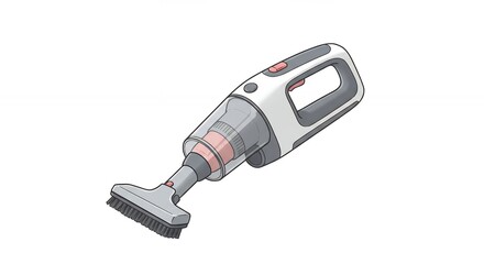 Handheld vacuum cleaner illustration