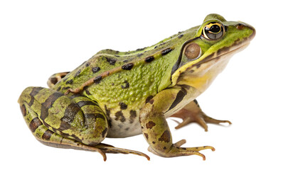 Fototapeta premium Frog Isolated on White Background