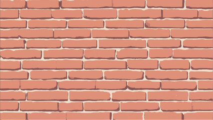 Obraz premium Brick wall background. Close-Up View of Classic Brick Wall. Illustration of a Red Brick Wall with Weathered and Textured Surface