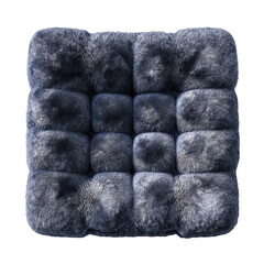 Toy sofa cushion, ultra realistic uhd photo, on transparent background