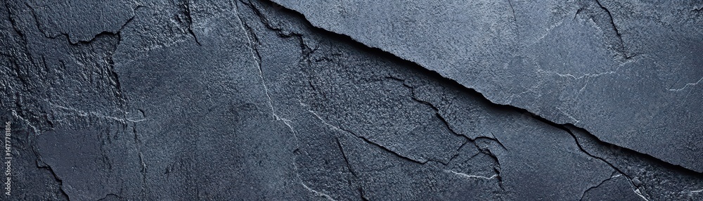 Poster textured dark slate background with cracks and uneven surfaces for modern design and creative projec