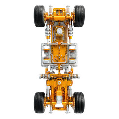 Toy undercarriage panel, ultra realistic uhd photo, on transparent background