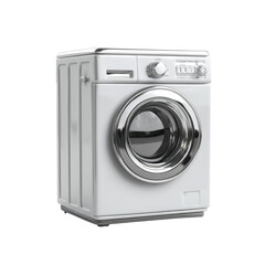 Toy washing machine, ultra realistic uhd photo, on transparent background