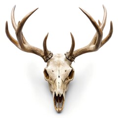 deer head isolated on white