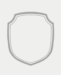 Wedding crest monogram frame. Heraldic frame.