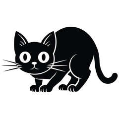 vector illustration of a cat