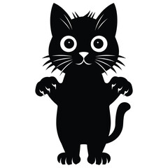 black cat with a ball