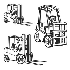 Forklift Vector