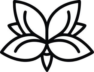 A striking butterfly tattoo design, featuring a graceful insect illustration on a white background, perfect for a decorative art vector