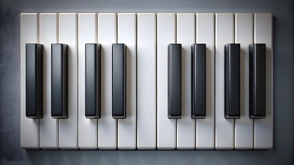 Naklejka premium Piano Keys Detail