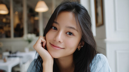 portrait of a young woman