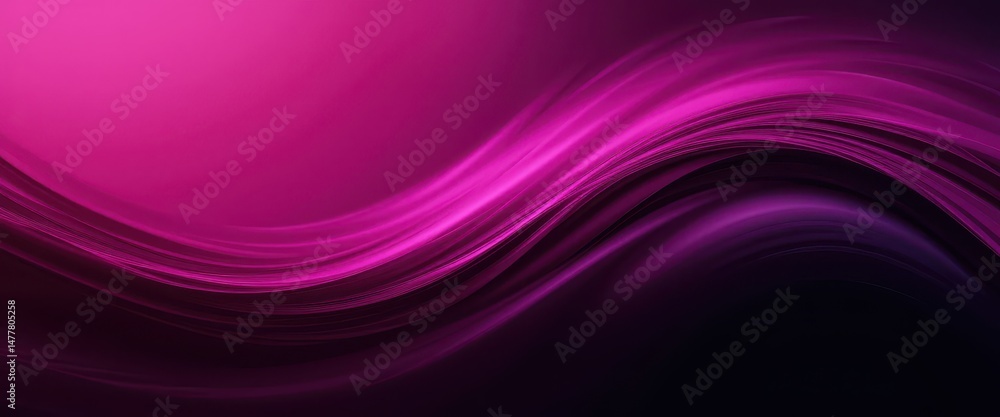 Poster dynamic magenta and black gradient abstract background swirling lines of motion and excitement
