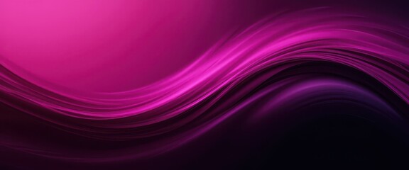 Dynamic Magenta and Black Gradient Abstract Background Swirling Lines of Motion and Excitement