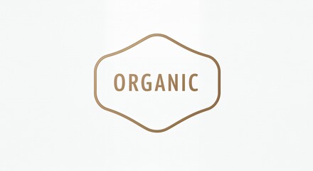Organic label design element