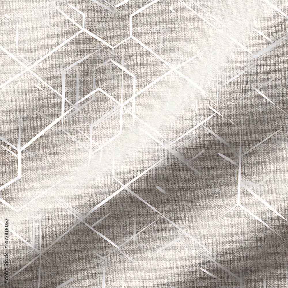 Poster abstract geometric pattern with intersecting lines and textured background