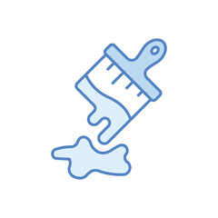 Dripping Brush Vector icon