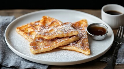 A creative Easter breakfast with bunny-shaped pancakes