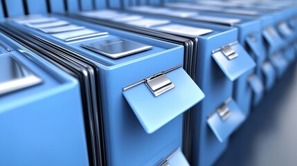 Fototapeta premium Sophisticated Document Organization Using Advanced Software Solutions highlights the use of cutting-edge software to enhance document management and streamline organizational processes.