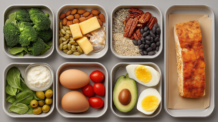 Ketogenic Diet Foods In Meal Prep