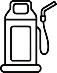 Fototapeta premium gas pump vector illustration