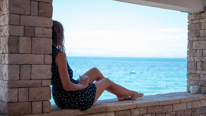 Morning serenity by the sea
