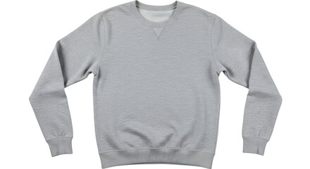 Fototapeta premium gray sweater on white background