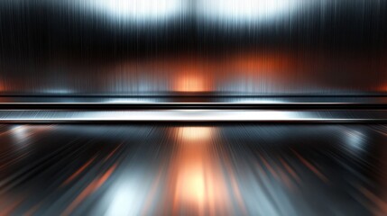 Abstract metal background with glimmering silver and copper tones, creating a sleek and futuristic look, metal, silver, texture