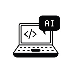 Ai Coding Vector icon