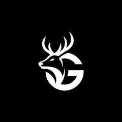 letter G deer logo