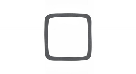 Empty gray square shape