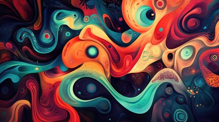 Abstract swirling colors (2)