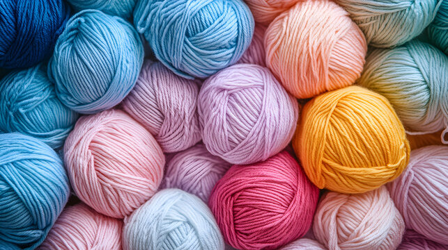 bolas de estambre colores pastel hilo de estambre para tejer suministros para la costura variedad de dise&ntilde;os o plantilla