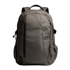 Naklejka premium A stylish modern travel backpack isolated on transparent background (2)