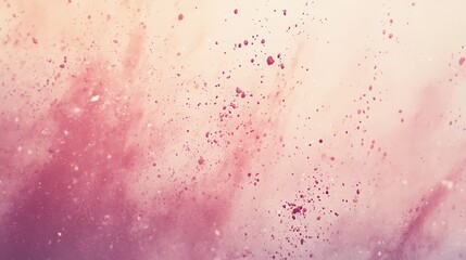 Fototapeta premium Soft, dreamy, pale pink watercolor background with subtle texture, gentle gradient, and delicate, organic splatters, evoking calming, peaceful atmosphere.