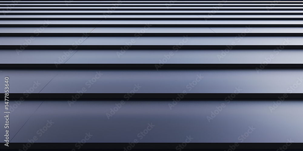 Poster abstract architectural detail showcasing linear design with repetitive dark horizontal lines across 