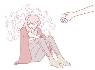 This illustrates the emotional struggle and the vital importance of support during mental health challenges